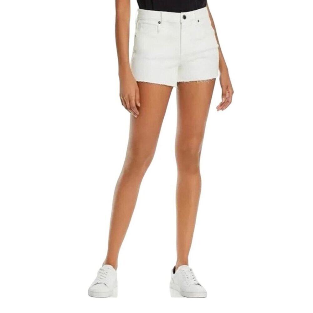 Blank NYC Womens 24 White Essex Cutoff Denim Shorts Classic NWT